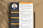 Clean and minimalist resume template, a Resume Template by paulresume (Thumbnail 1 of 4)