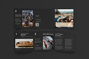 Square Trifold Brochure Mockups, a Print Template by Mockups by Carlos Viloria (Thumbnail 12 of 23)