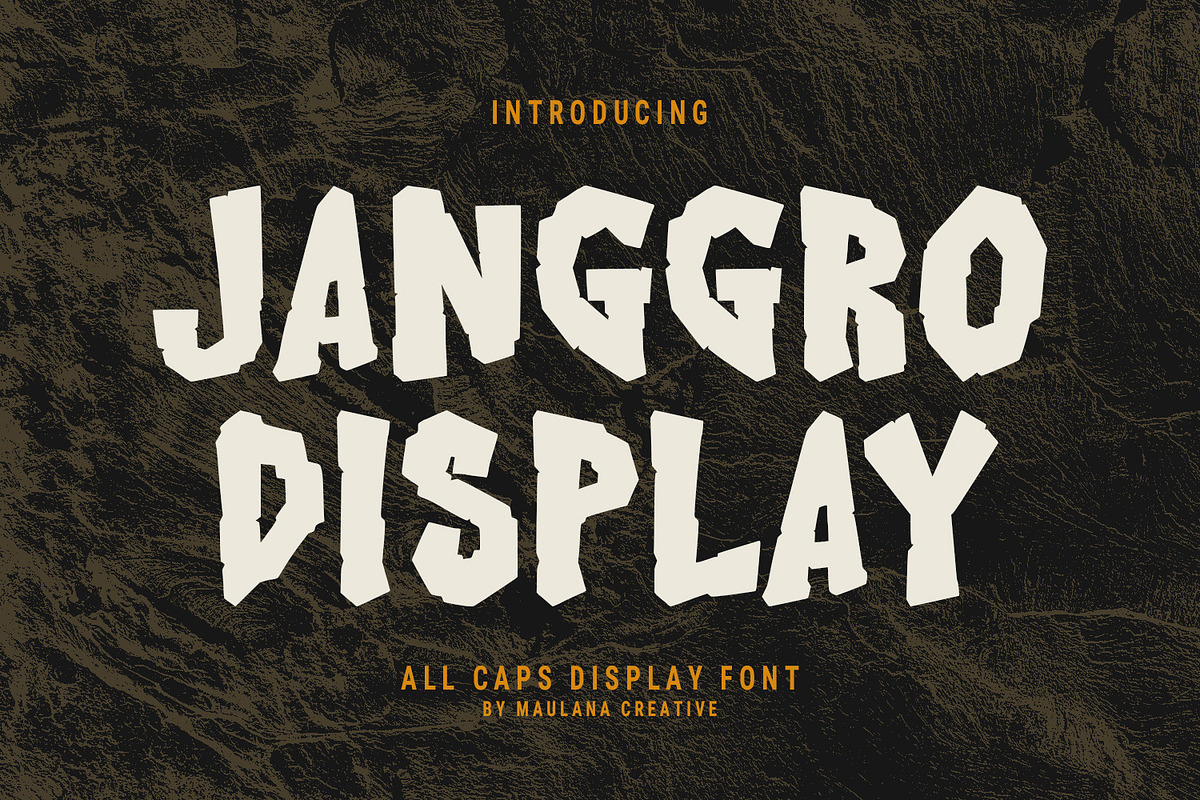 Janggro Display Font, a Handwritten Font by Maulana Creative (Photo 1 of 7)