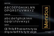 Mendoa, a Sans Serif Font by ismanayuda (Thumbnail 5 of 6)