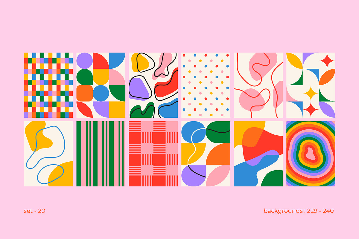 Funky Abstract Backgrounds, a Background Graphic by Léo Alexandre (Photo 21 of 22)