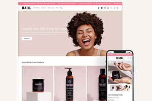 Hair - Beauty Haircare Shopify Theme
