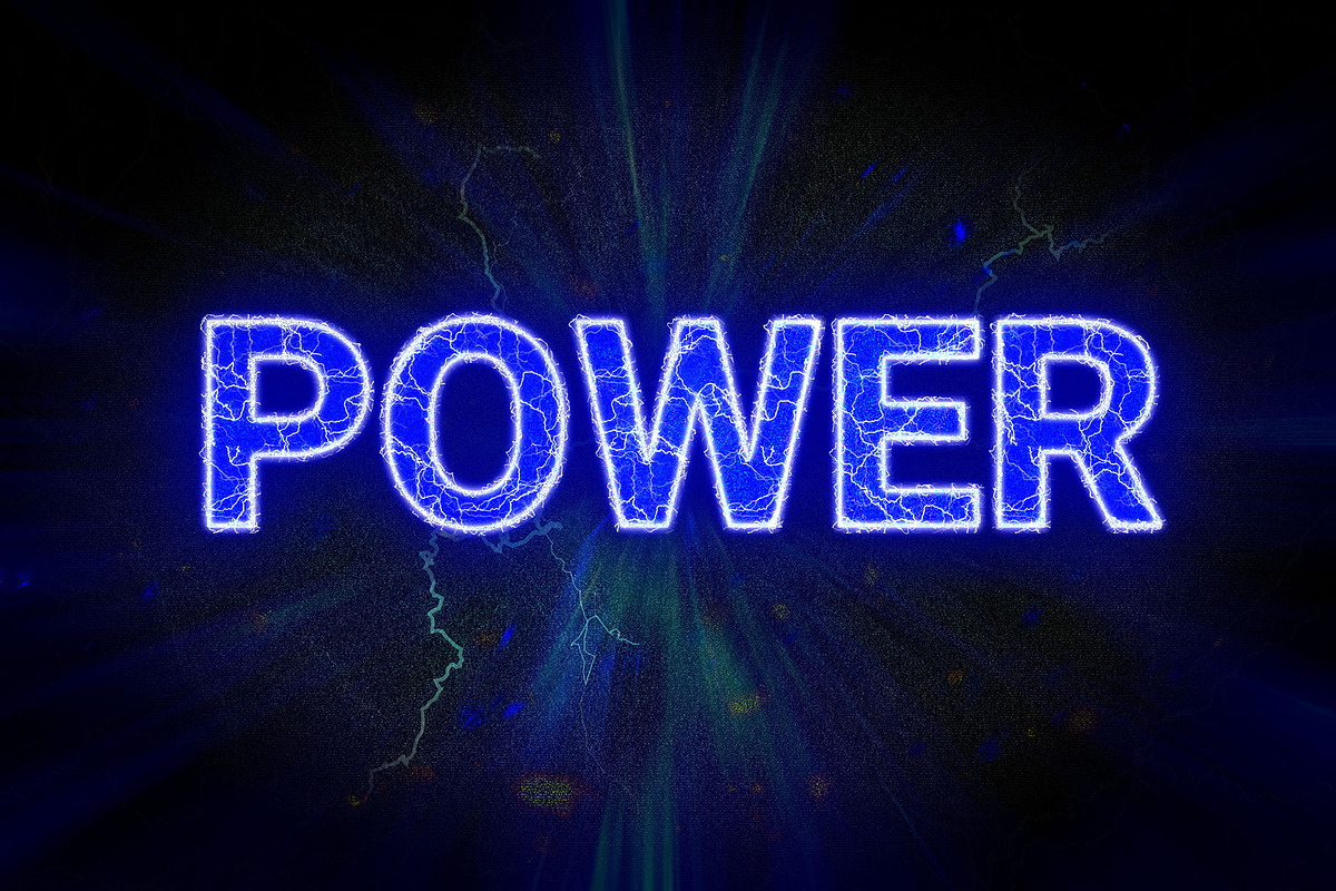 PSD Electric Editable Text Effect, a Layer Style Add-On by Photoshop Action (Photo 16 of 19)