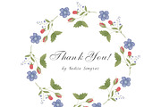 Rose & Forget Me Not Patterns, a Pattern Graphic by Nadia Semyroz (Thumbnail 6 of 6)