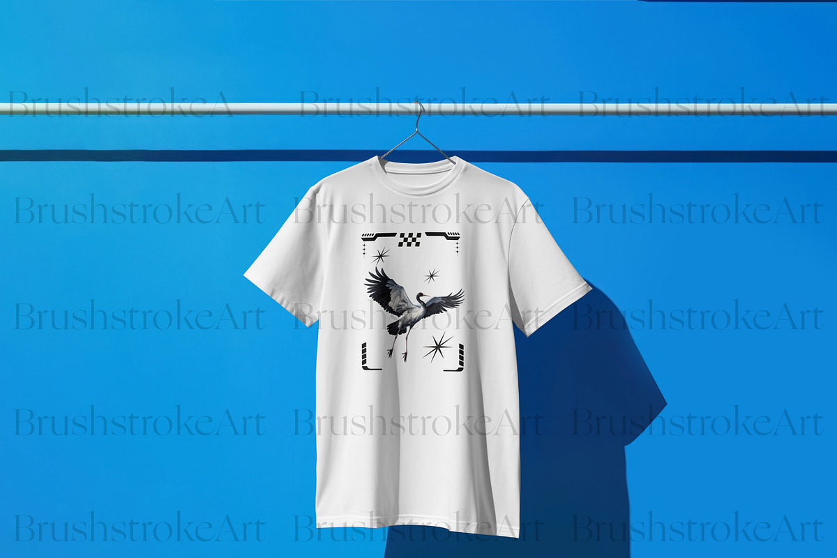 Crane Clipart, Crowned Crane, Birds, an Animal Illustration by BrushstrokeArtGB (Photo 8 of 9)