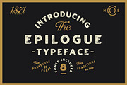 Epilogue - A Vintage Font, a Sans Serif Font by Hustle Supply Co. (Thumbnail 1 of 7)