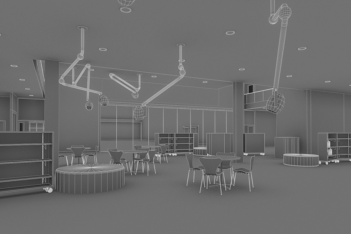Cultural Center Building, an Architecture 3D Model by 3DNUTS (Photo 15 of 19)