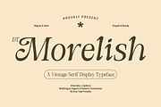 DT Morelish - Serif Display, a Serif Font by Dryy.type (Thumbnail 1 of 12)