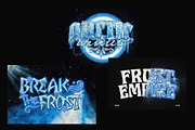 Frozen Ice Winter Text Effect, a Layer Style Add-On by Matsero (Thumbnail 2 of 4)