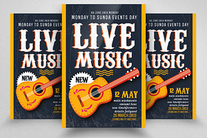 Live Music Concert Flyer Template