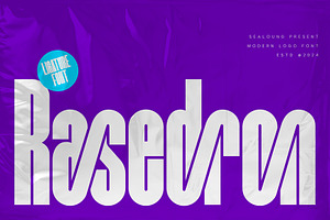 Rasedron - Modern Logo Font