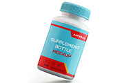 Supplement Bottle Mockup, a Product Mockup by creativejunbd (Thumbnail 5 of 7)