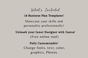 18 Pages Minimal Business Plan, a Print Template by TheSimplySereneShop (Thumbnail 7 of 8)