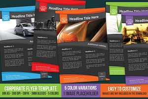 Corporate Flyer Template A5
