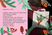 CHRISTMAS FLORA: clipart, a Seasonal Illustration by Elliko shop (Thumbnail 3 of 6)