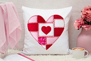 Valentine Patchwork Heart PNG, an Illustration by Canvas Craft (Thumbnail 3 of 7)