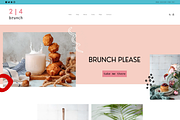 Colorful Shopify Theme | Pink Brunch, a Templates & Theme by Easy Website Themes (Thumbnail 1 of 8)