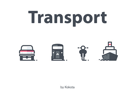 Transport 16 icons