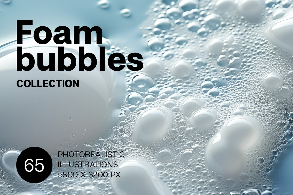 Foam bubbles. Collection, a Healthcare Illustration by Handmadefont (Photo 1 of 12)