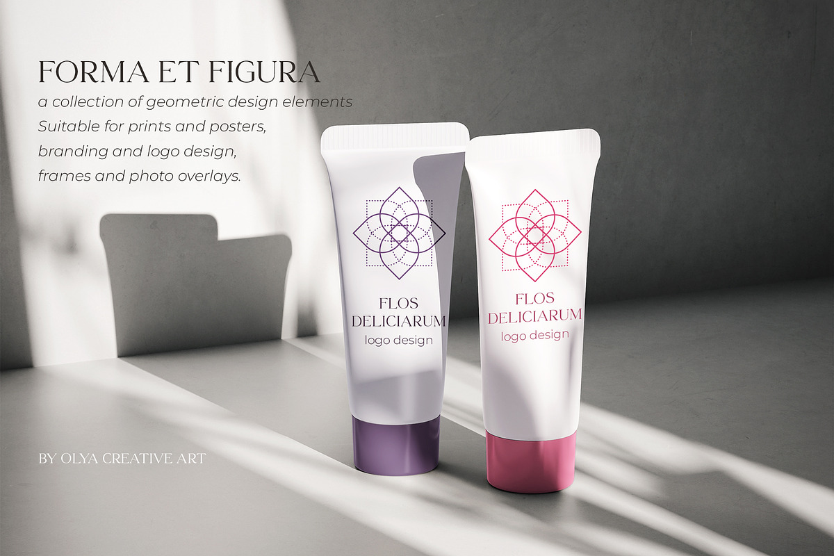 Forms, shapes vector logo elements, an Object Graphic by Olya Creative (Photo 14 of 16)