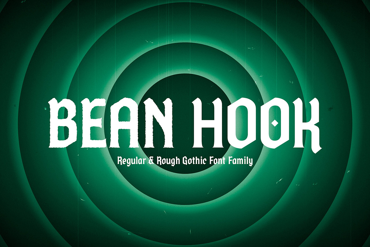 Bean Hook Gothic Flare 4 Fonts, a Serif Font by Casloop Studio (Photo 1 of 12)