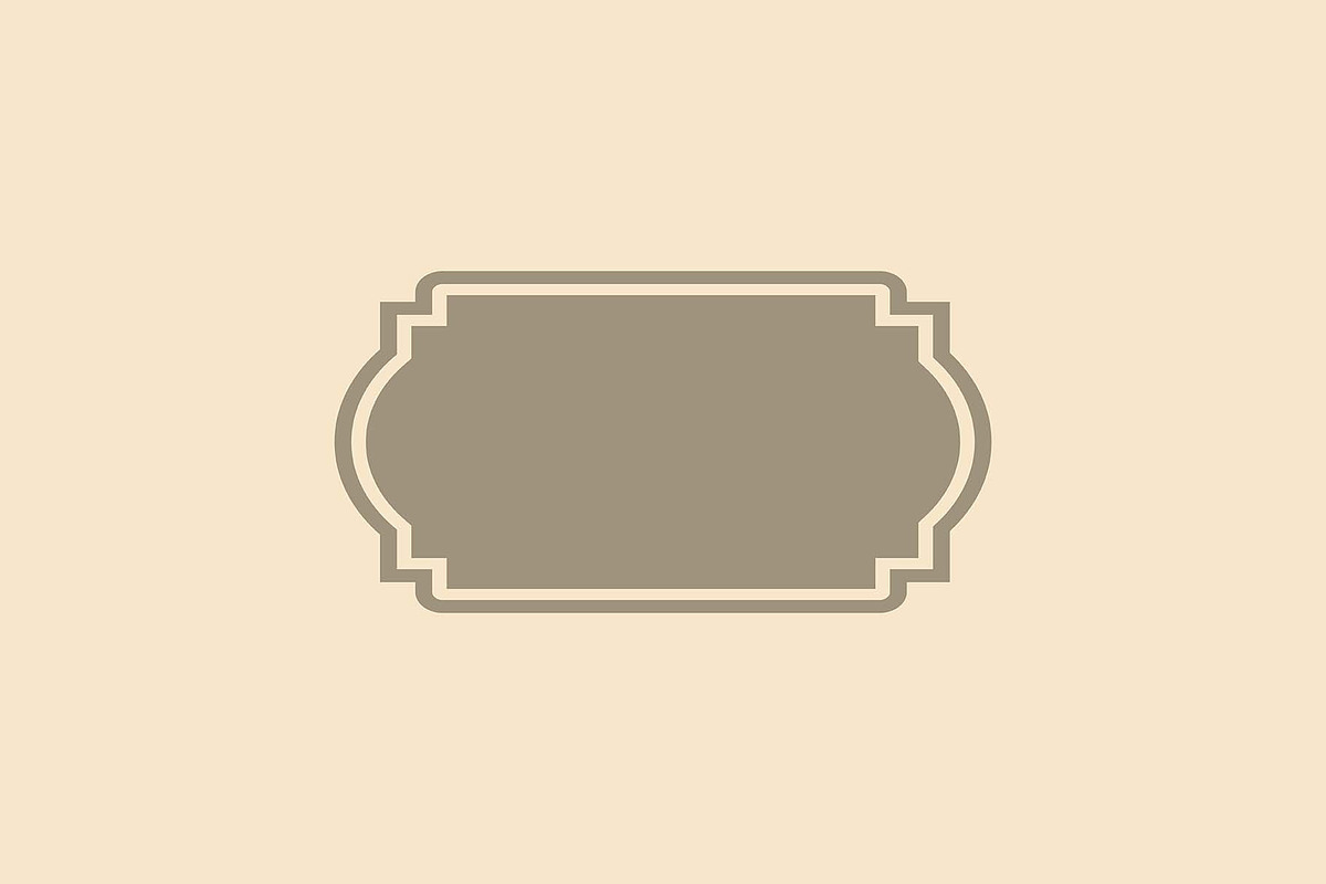 50 Vintage Label Shape Collection, a Decorative Illustration by Photoshop Action (Photo 9 of 15)