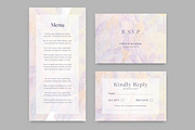 Watercolor Texture Printable Wedding, a Stationery Template by McLittle Stock (Thumbnail 3 of 4)