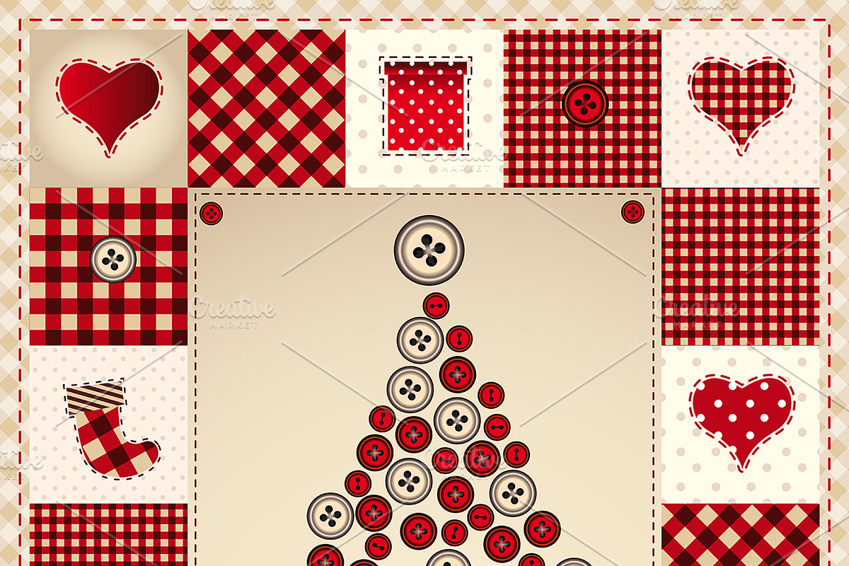 Festive Christmas Patterns, a Flyer Template by tkdesign (Photo 3 of 8)