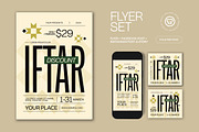 Beige Bold Iftar Discount Flyer Set, a Flyer Template by graphicook (Thumbnail 1 of 3)