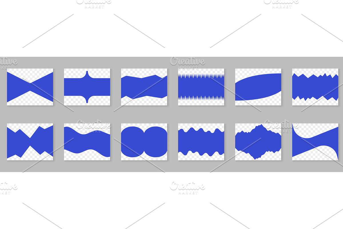 Abstract Geometric Shapes Set, a Texture Illustration by Vector Creator