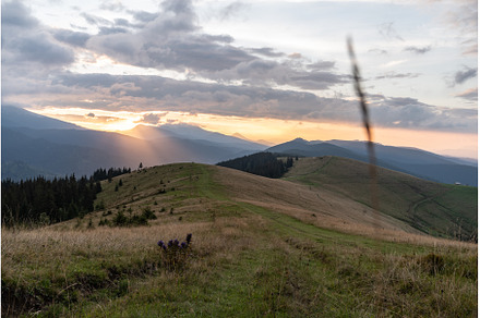 Beautiful landscape in the mountains