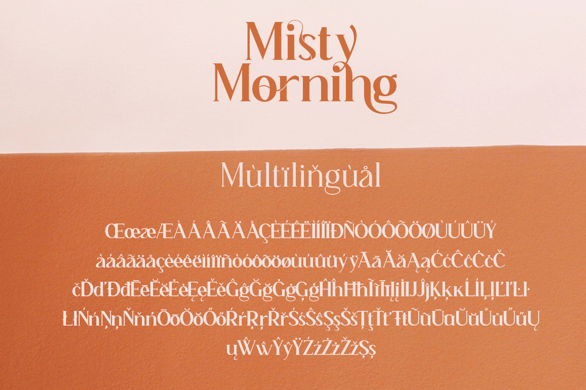 Misty Morning, a Serif Font by Funtype (Photo 13 of 15)