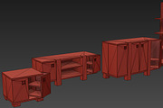 Furniture Set, a Furniture 3D Model by kjpargeterimages (Thumbnail 5 of 5)