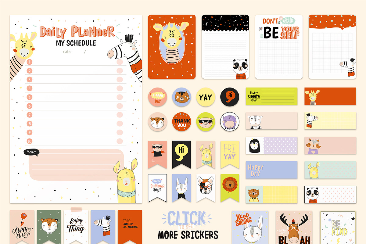 BUNDLE STATIONERY planners calendars, an Object Graphic by Ruslana Lubenets (Photo 43 of 96)