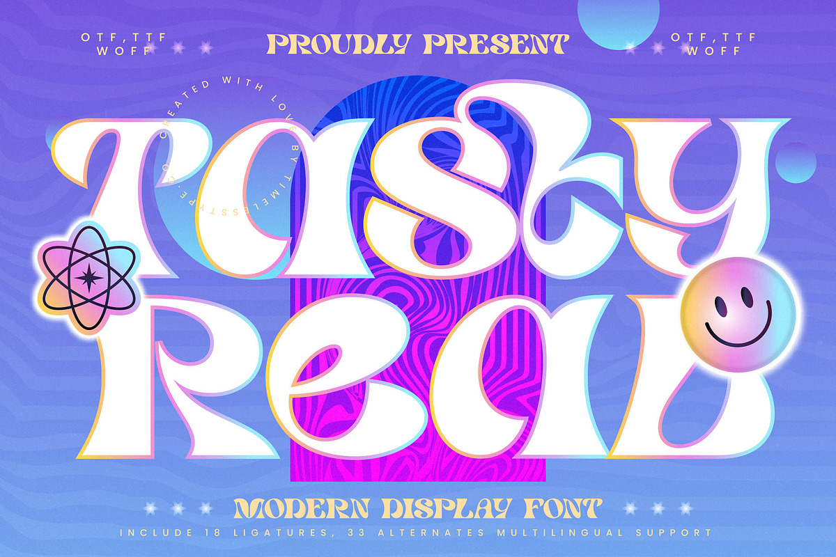 Tasty Real Modern Display Font, a Serif Font by timelesstype.co (Photo 1 of 20)