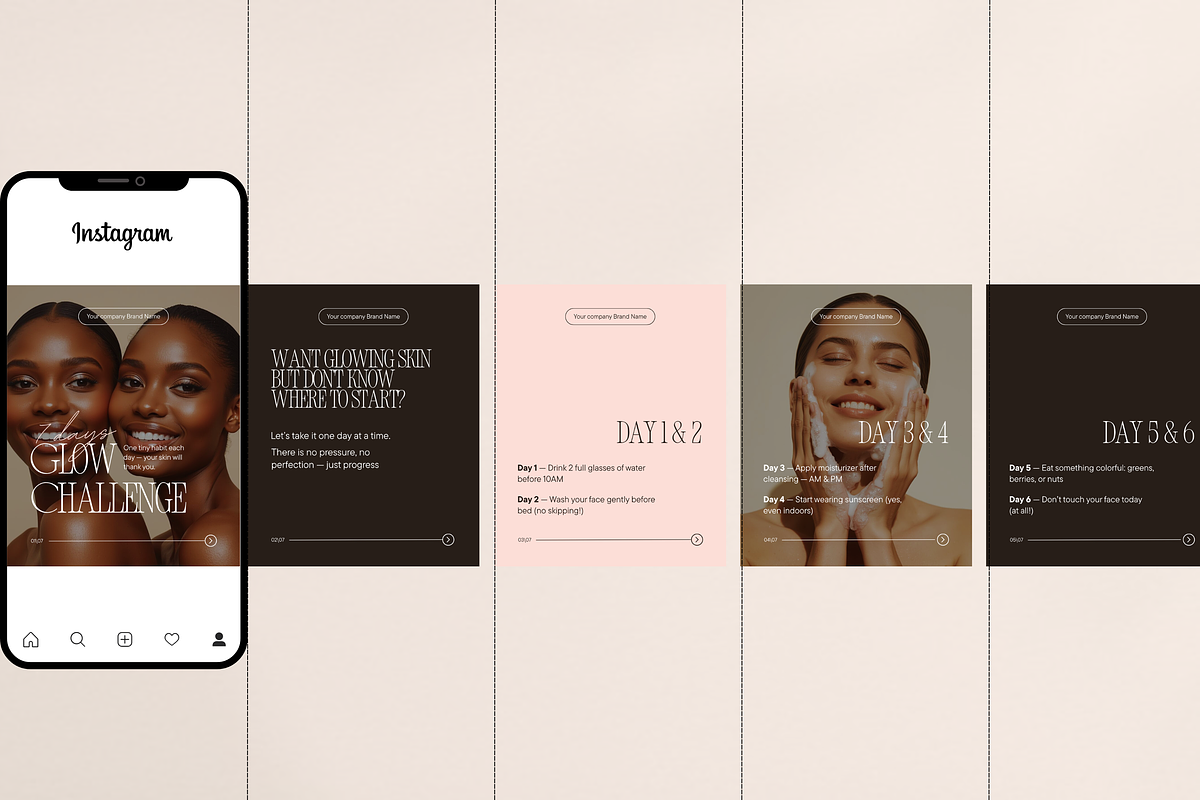 Beauty & Skincare Instagram Template, a Social Media Template by My Template Studio (Photo 16 of 19)