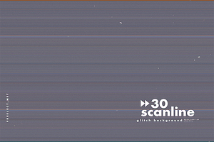 30 Scan Lines Glitch Background