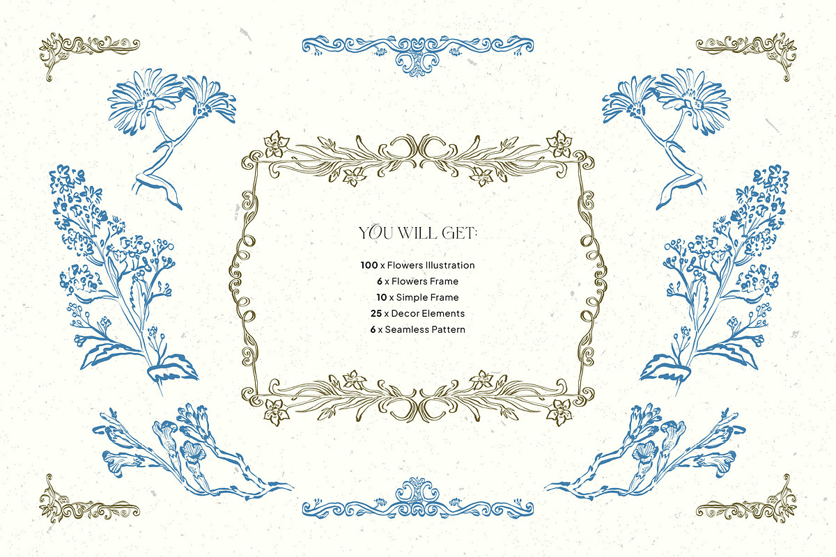 Aesthetics Flower | Illustration Kit, a Decorative Illustration by KetteCreate (Photo 3 of 19)