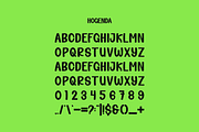 Hogenda - Block Font, a Sans Serif Font by Iqsiart Studio (Thumbnail 4 of 7)