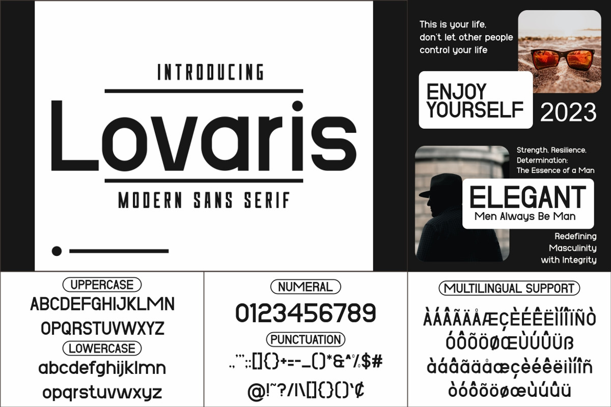 Modern Sans Serif Font Bundle, a Sans Serif Font by MaikoHatta