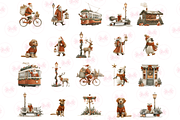 Christmas Village Clipart, a Graphic by Markicha Art (Thumbnail 3 of 5)