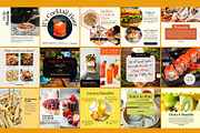 Foodie Affair Instagram Templates, a Social Media Template by Spark Design (Thumbnail 3 of 3)