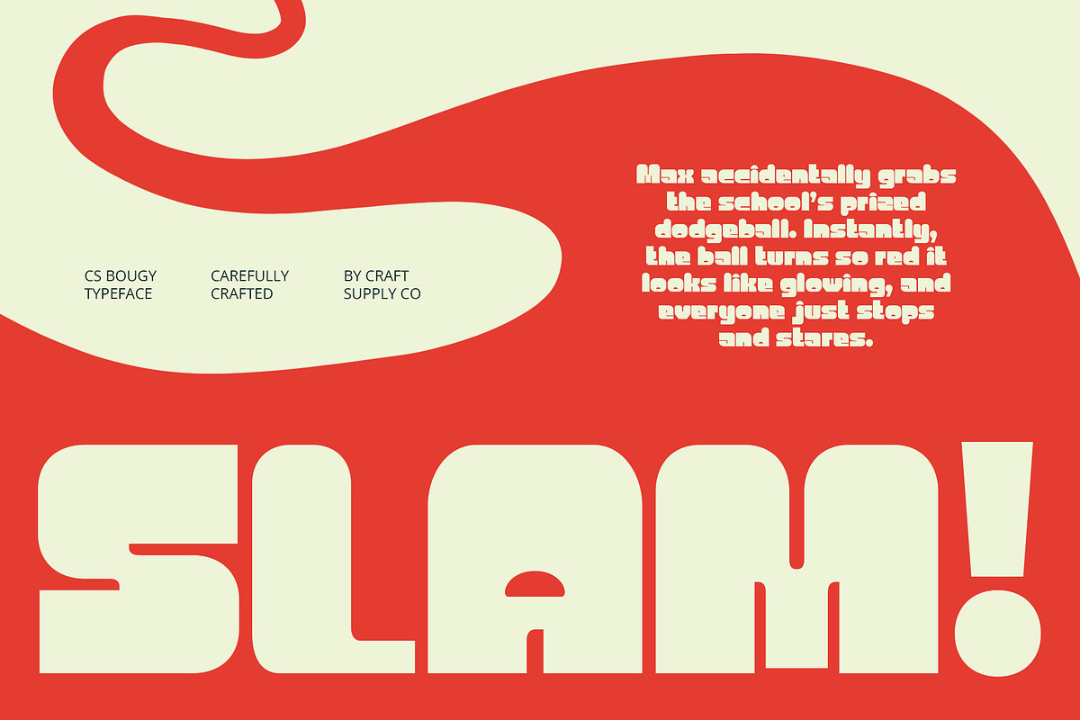 CS Bougy – Y2K Font, a Sans Serif Font by Craft Supply Co. (Photo 2 of 8)
