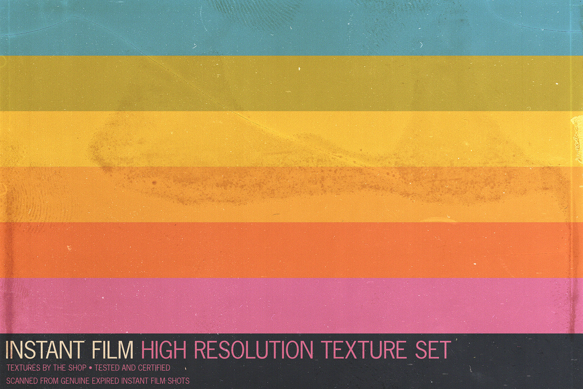Expired instant film texture pack, a Texture Graphic by The Shop (Photo 1 of 15)