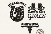Howdy Western SVG Bundle Let's Go, a Graphic by TanchaArt (Thumbnail 1 of 10)