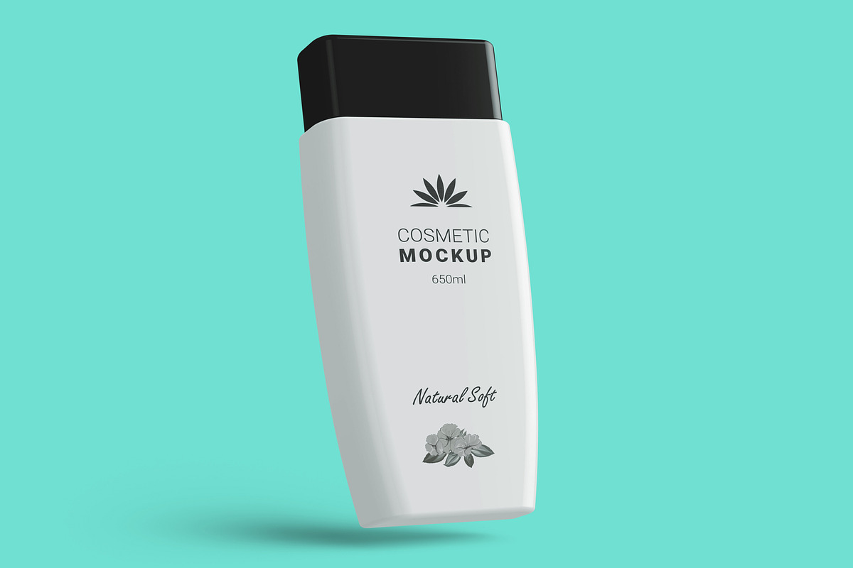 Shampoo Gel Soap Bottle Mockup, a Cups & Container Mockup by Digitalphaser (Photo 4 of 5)