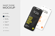 Smartphone Screen Mockup Set, a Product Mockup by graphypix (Thumbnail 2 of 4)