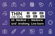 Medical - Medicine & Anatomy Icons, an Icon by FlatLineIcons (Thumbnail 1 of 4)