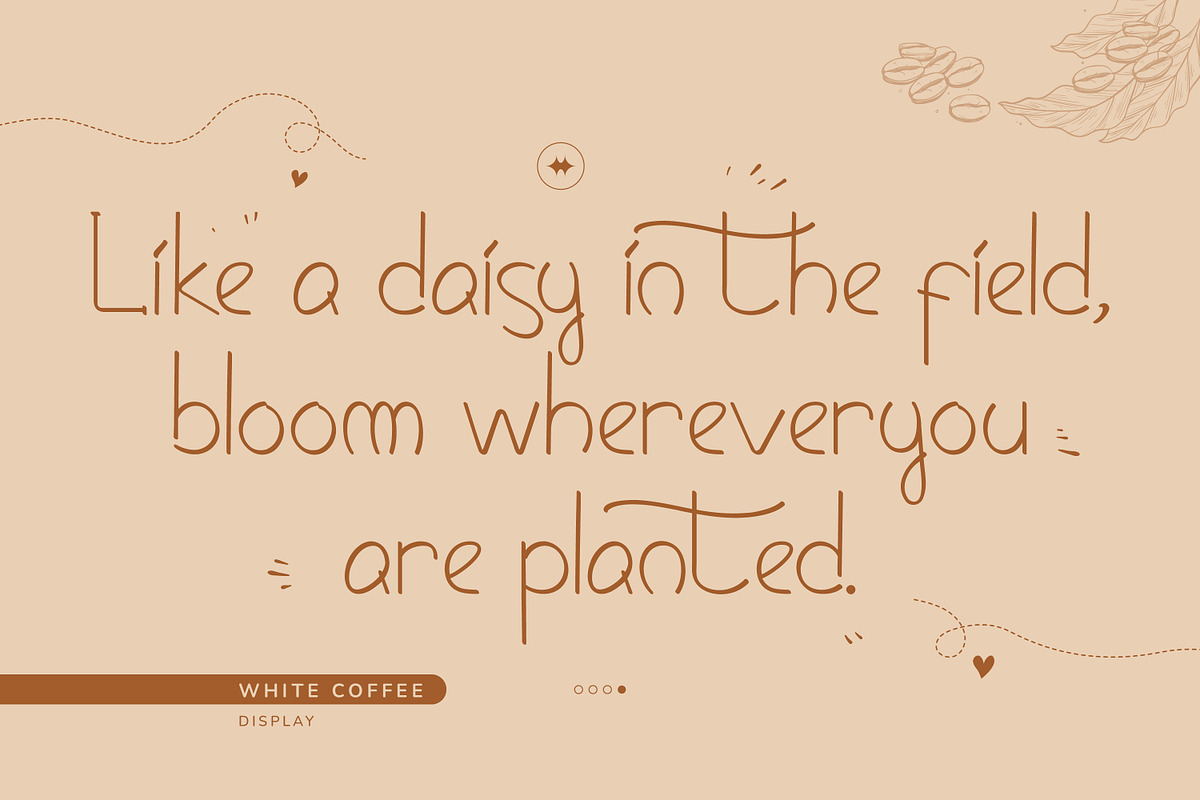White Coffee Handwritten, a Handwritten Font by infernostudio3 (Photo 2 of 10)