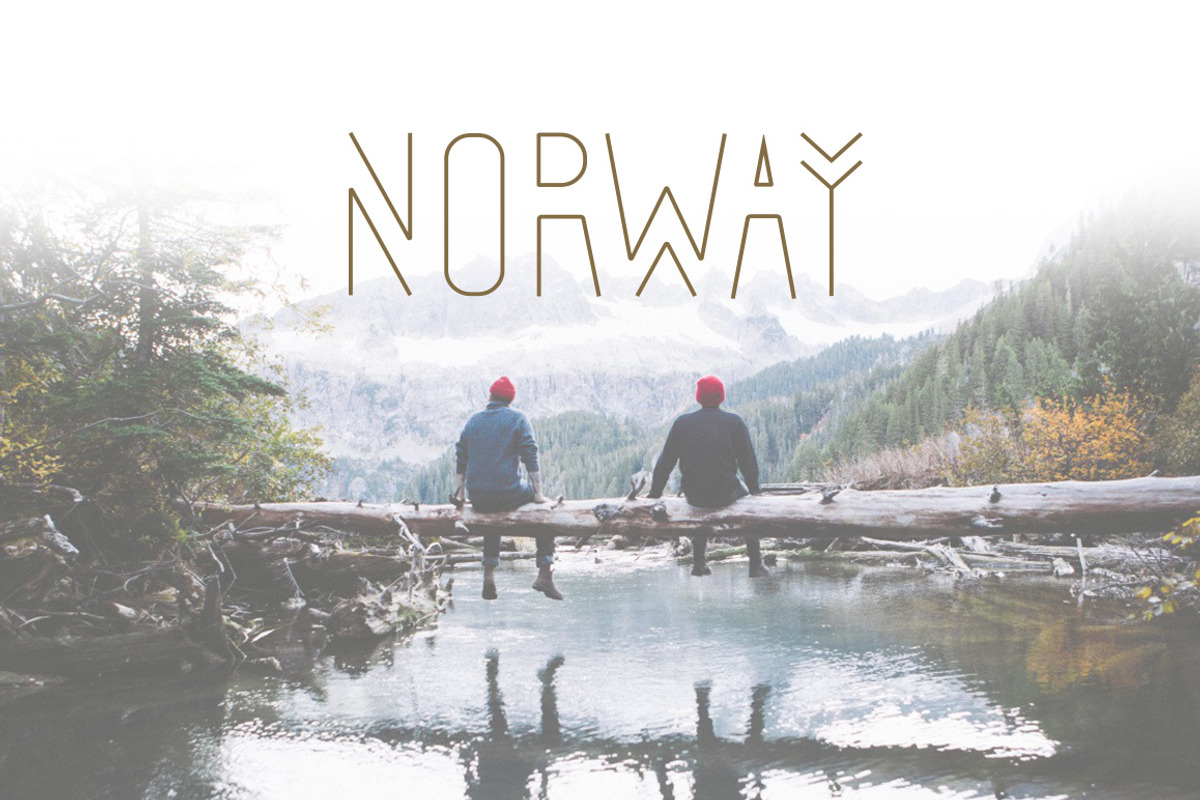 Forest Line Font Condensed preview 5